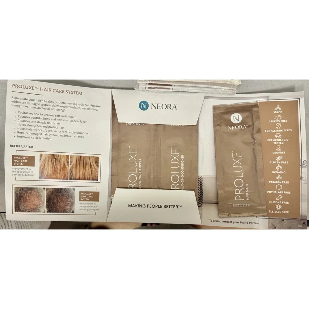 Nora Produce Hair System Sample Kits Lot Of 10